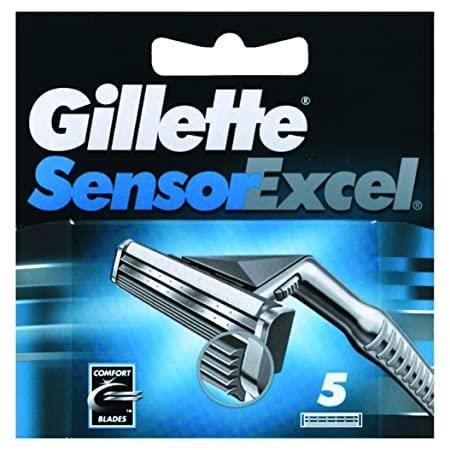 Gillette Sensor Excel Razor Blades Pack of 5 - welzo