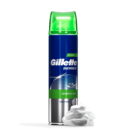 Gillette Series Shaving Foam Sensitive Skin 250ml - welzo