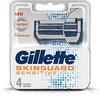 Gillette SkinGuard Sensitive Razor Blades Pack of 4 - welzo