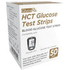 GlucoRx HCT Glucose Test Strips Pack of 50 - welzo