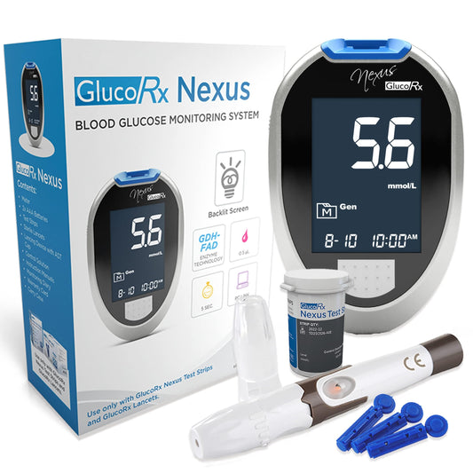 GlucoRx Nexus Blood Glucose Meter - welzo