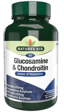 Glucosamine & Chondroitin 90 Tablets - Nature's Aid - welzo