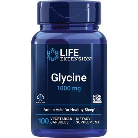 Glycine, 1000 mg, 100 Veggie Caps - Life Extension - welzo