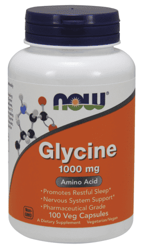 Glycine - 1000mg (100 caps) - Now Foods - welzo