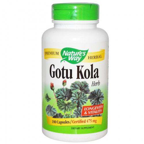 Gotu Kola, Herb, 180 Caps - Nature's Way - welzo