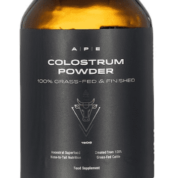 APE Nutrition Grass-Fed Colostrum 150g powder for gut barrier support