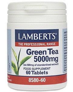 Green Tea 5000mg - 60 Tablets - Lamberts - welzo