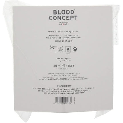 Blood Concept B Eau De Parfum 30ml