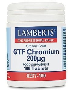 GTF Chromium (as Picolinate), 100 tabs - Lamberts - welzo
