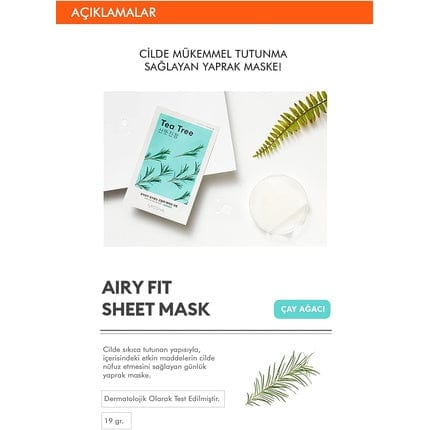 Missha Airy Fit Tea Tree Sheet Mask 19g