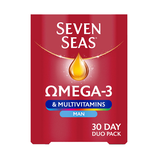 Seven Seas Omega 3 & Multivitamins Man Pack of 30 Duo - welzo