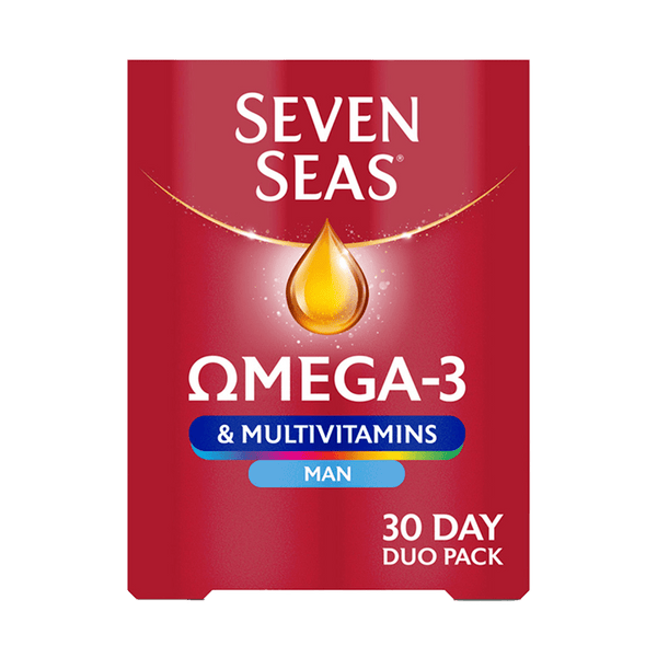 Seven Seas Omega 3 & Multivitamins Man Pack of 30 Duo - welzo