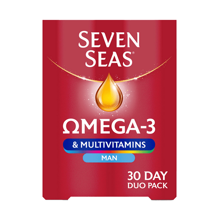 Seven Seas Omega 3 & Multivitamins Man Pack of 30 Duo - welzo