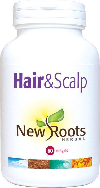 Hair & Scalp (60 softgels) - New Roots Herbal - welzo