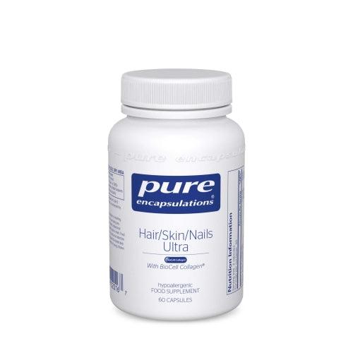 Hair, Skin and Nails Ultra 60 Capsules - Pure Encapsulations - welzo