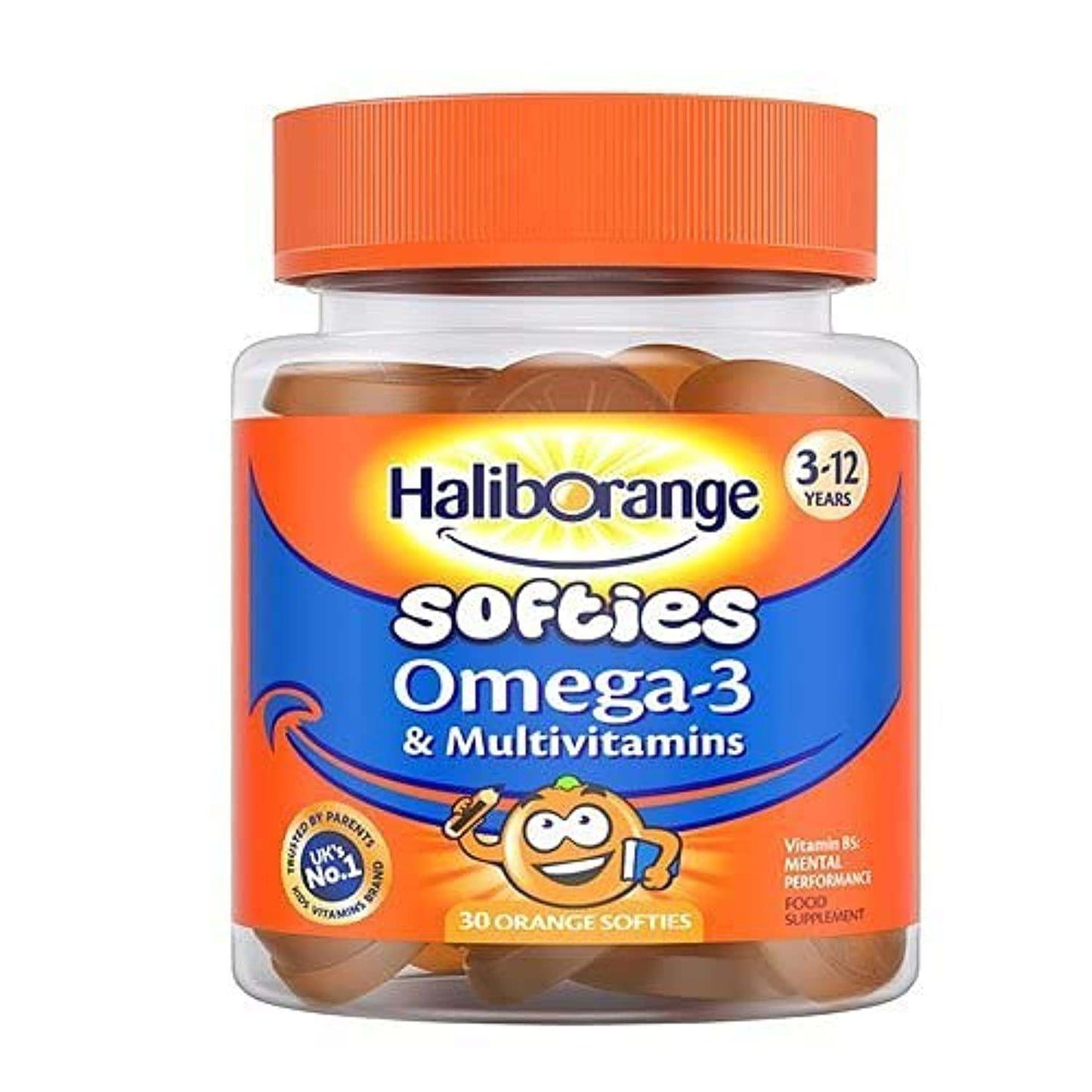 Heliborange Haliborange Kids Multivitamin & Omega 3 Softies Pack of 30