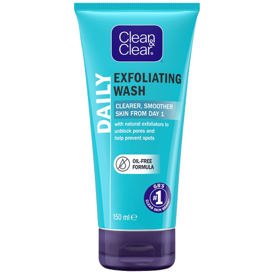 Clean & Clear Exfoliating Daily Wash 150ml - welzo