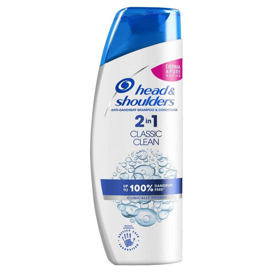 Head & Shoulders Classic Clean 2 in 1 Shampoo & Conditioner 225ml - welzo