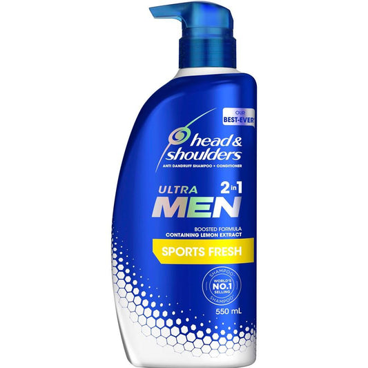 Head & Shoulders Men Ultra 2in1 Shampoo and Conditioner 225ml - welzo