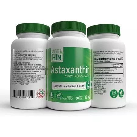 Health Thru Nutrition Astaxanthin 12mg 30 Softgels