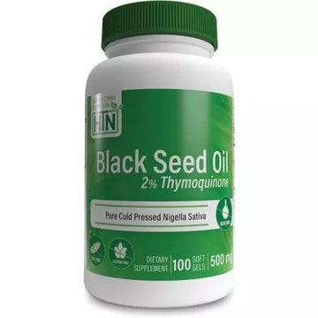 Health Thru Nutrition Black Seed Oil 500mg 100 Softgels