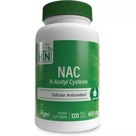 Health Thru Nutrition NAC (NAcetyl Cysteine) 600mg 120 Veggie Capsules