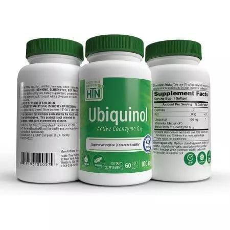 Health Thru Nutrition Ubiquinol 100mg 60 Softgels