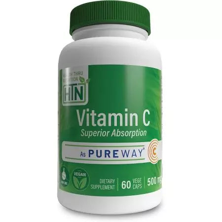 Health Thru Nutrition Vitamin C 500mg 60 Veggie Capsules