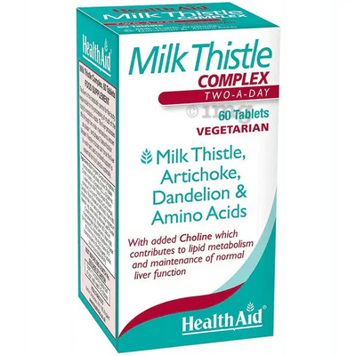 HealthAid Milk Thistle Complex Tablets Pack of 60 - welzo
