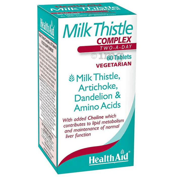 HealthAid Milk Thistle Complex Tablets Pack of 60 - welzo