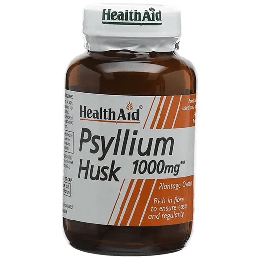 HealthAid Psyllium Husk 1000mg Vegicaps Pack of 60 - welzo