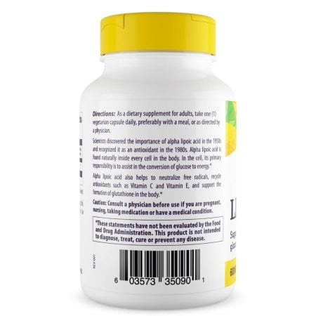 Zdravo podrijetlo alfa lipoična kiselina 600mg