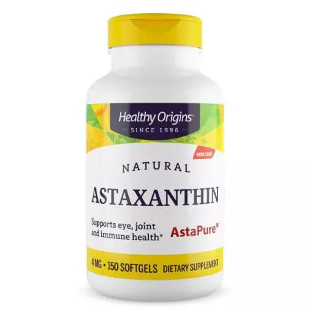 Υγιή προέλευση Astaxanthin 4mg 150 softgels