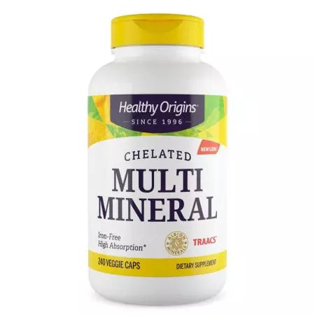 Origini sănătoase Chelated Multi Mineral 240 Capsule de legume