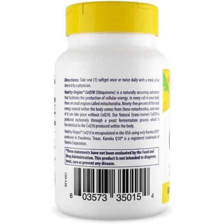 Egészséges Origins CoQ10 100 mg 300 SoftGels