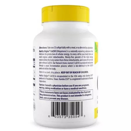 Egészséges Origins CoQ10 600 mg 60 SoftGels