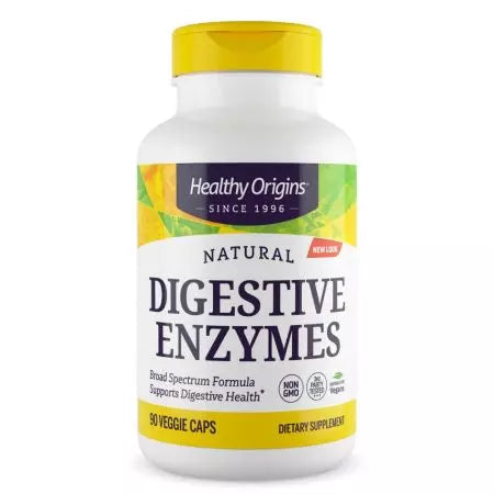 Originii sănătoși Enzime digestive 90 Capsule de legume