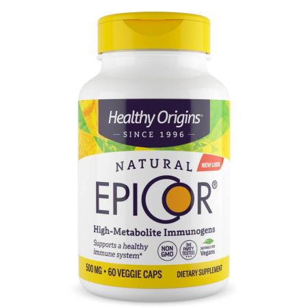 Orígenes saludables Epicor 500 mg 60 Cápsulas vegetarianas