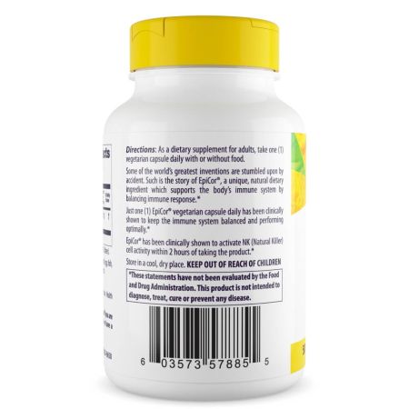 Origini sănătoase Epicor 500 mg 60 Capsule veggie