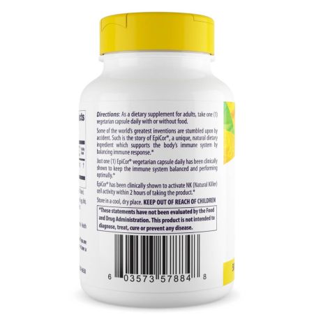 Sund oprindelse Epicor 500 mg 30 Veggie -kapsler