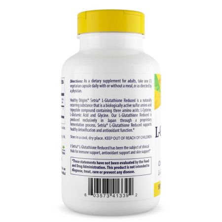 Origini sănătoase Lglutathione a redus 500mg 150 Capsule vegice