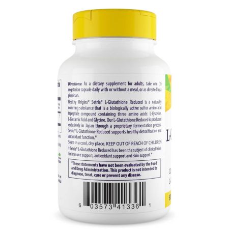 Origini sane Lglutatone ridotta 500 mg 60 capsule vegetariane