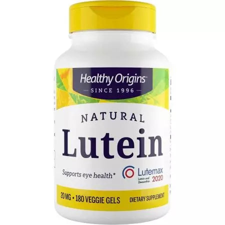 Hälsosamt ursprung lutein 20 mg 180 veggie softgels