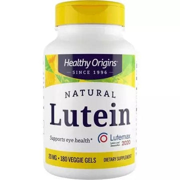 Healthy Origins Lutein 20mg 180 Veggie Softgels