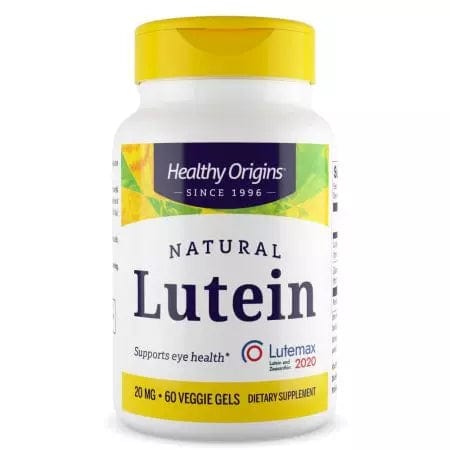 Healthy Origins Lutein 20mg 60 Veggie Softgels