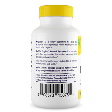 Origini sănătoase licopene 15mg 180 softgels