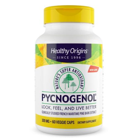 Origines saines pycnogenol 100 mg 60 capsules végétariennes