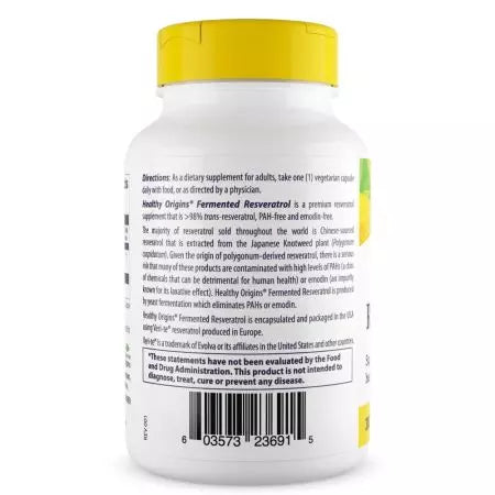 Origini sănătoase Resveratrol 300mg 60 Capsule de legume