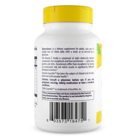 Origini sănătoase tocomin suprabio tocotrienoli 50 mg 60 softgels