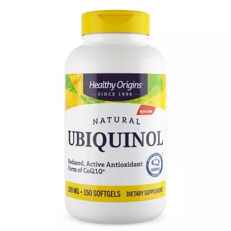 Hälsosamt ursprung ubiquinol 100 mg 150 softgels